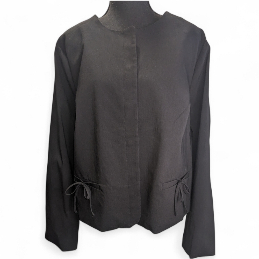 Torrid Black Women's Blazer with Bow Detail 2025 NWT Size 3X